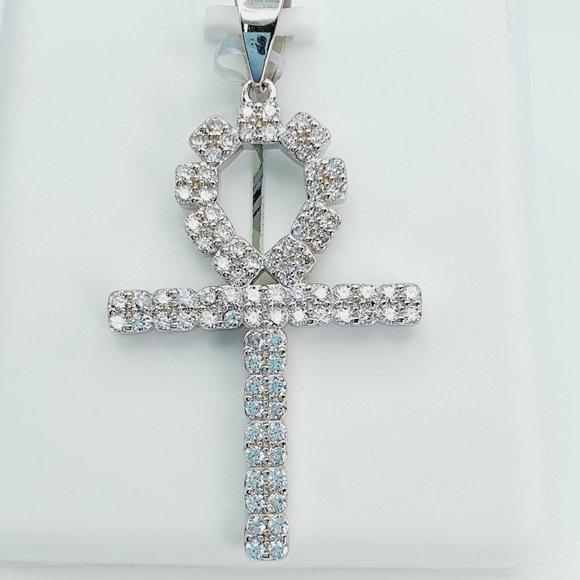 925 Sterling Silver Cubic Zirconia Pendant, U19254736 - Picture 6 of 11